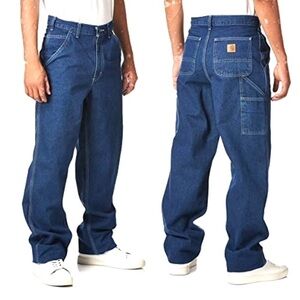 Carhartt B13 Men's Loose Fit Utility Workwear Jean in Darkstone, Size 36 X 34